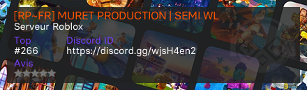 [RP~FR] MURET PRODUCTION | SEMI WL