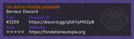 Un autre monde possible