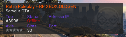Retro Roleplay - RP XBOX OLDGEN