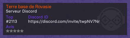 Terre base de Rovasie