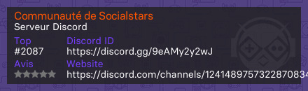 Communauté de Socialstars 