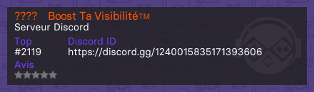 ????・Boost Ta Visibilité™