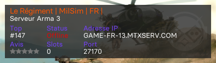 Le Régiment | MilSim | FR |