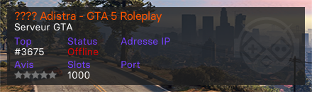 ???? Adistra - GTA 5 Roleplay 