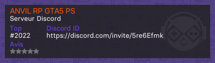 ANVIL RP GTA5 PS