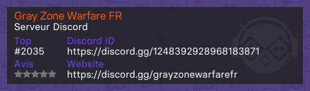 Gray Zone Warfare FR