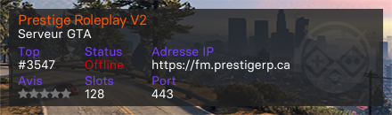 Prestige Roleplay V2