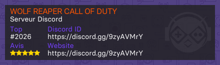 WOLF REAPER CALL OF DUTY