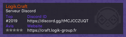 Logik.Craft - Serveur Discord