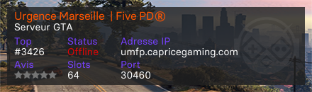 Urgence Marseille  | Five PD® 