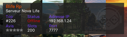 Blife Rp - Serveur Nova Life