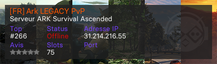 [FR] Ark LEGACY PvP 