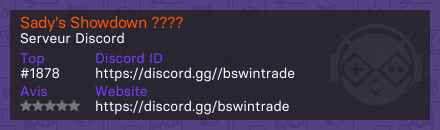 Sady's Showdown ????