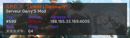 S.P.C ⚡️| Inédit | SeriousRP 