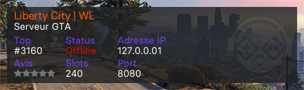 Liberty City | WL - Serveur GTA