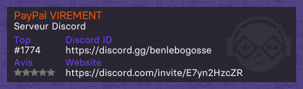 PayPal VIREMENT