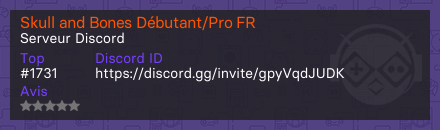 Skull and Bones Débutant/Pro FR