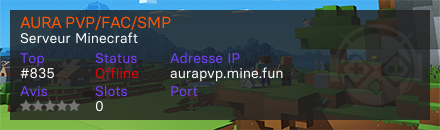 AURA PVP/FAC/SMP
