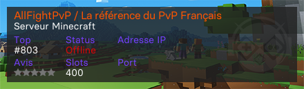 AllFightPvP / La référence du PvP Français