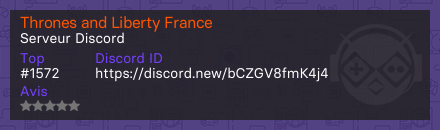 Thrones and Liberty France