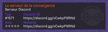 Le serveur de la convergence 