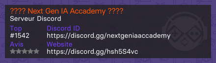 ???? Next Gen IA Accademy ????