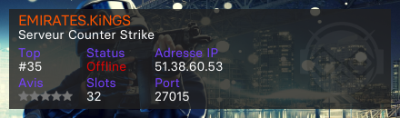 EMIRATES.KiNGS - Serveur Counter Strike