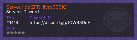 Serveur de ZFR_Ilyes300IQ