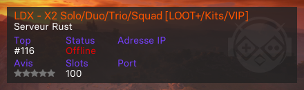 LDX - X2 Solo/Duo/Trio/Squad [LOOT+/Kits/VIP]