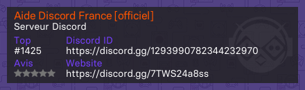 Aide Discord France [officiel]