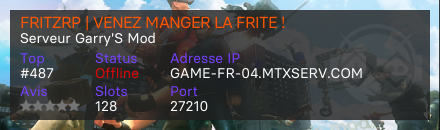 FRITZRP | VENEZ MANGER LA FRITE !