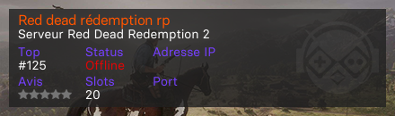 Red dead rédemption rp 
