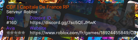 CDF | Capitale De France RP