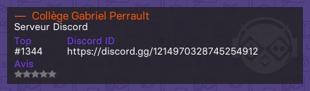 —  Collège Gabriel Perrault