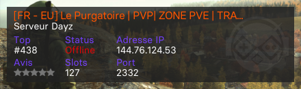 [FR - EU] Le Purgatoire | PVP| ZONE PVE | TRADER
