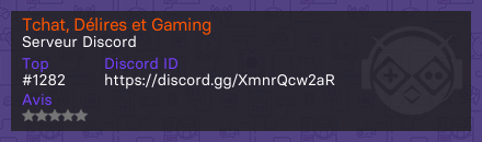 Tchat, Délires et Gaming