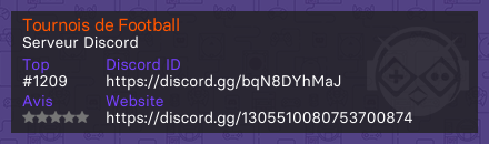 Tournois de Football
