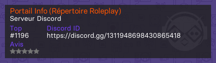 Portail Info (Répertoire Roleplay)