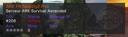 ARK FR NeoStyZ PVE
