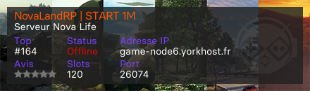 NovaLandRP | START 1M