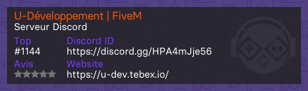 U-Développement | FiveM
