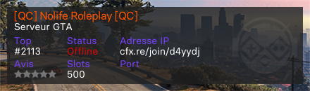 [QC] Nolife Roleplay [QC]