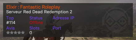 Elixir : Fantastic Roleplay