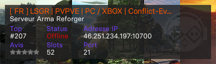 [ FR ] LSGR | PVPVE | PC / XBOX | Conflict-Everon