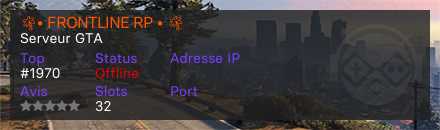 🌴• FRONTLINE RP • 🌴