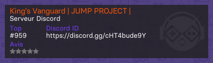 King’s Vanguard | JUMP PROJECT |