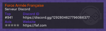 Force Armée Française 