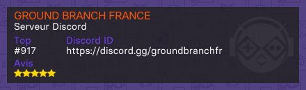 GROUND BRANCH FRANCE