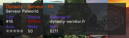 Dynasty - Serveur - FR