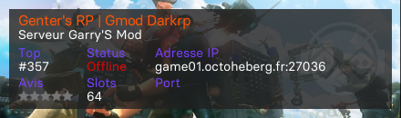 Genter's RP | Gmod Darkrp